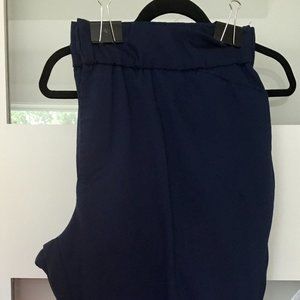 Navy Capris w/ Stretch